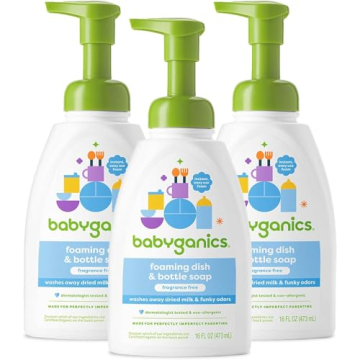 Gentle Babyganics Dish Soap Fragrance Free 3 Pack