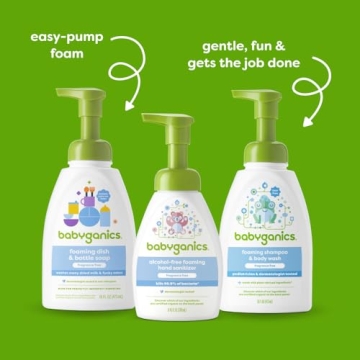 Gentle Babyganics Dish Soap Fragrance Free 3 Pack