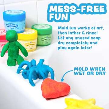 Tub Works® Bath Dough™ for Creative Kids Bath Fun