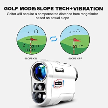 REVASRI 1000YDS Golf Rangefinder with Slope and Vibration
