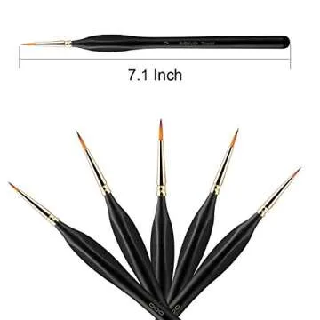 Micro Detail Paint Brushes - Perfect for Miniature Artists