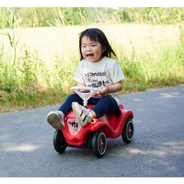 BIG Bobby Car Classic Ride-On Vehicle Red, No Installation