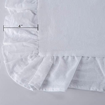 Soft Linen Euro Pillowcases with Ruffles for Your Home