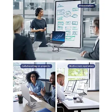 Ergonomic SOUNDANCE Laptop Stand with 360° Rotation