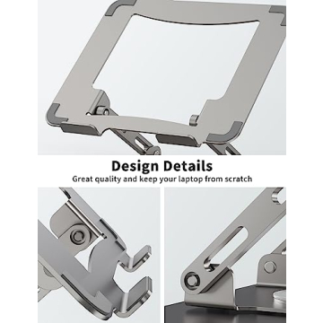 Ergonomic SOUNDANCE Laptop Stand with 360° Rotation