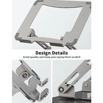 Ergonomic SOUNDANCE Laptop Stand with 360° Rotation