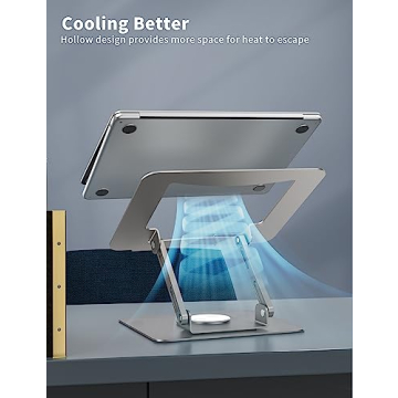 Ergonomic SOUNDANCE Laptop Stand with 360° Rotation