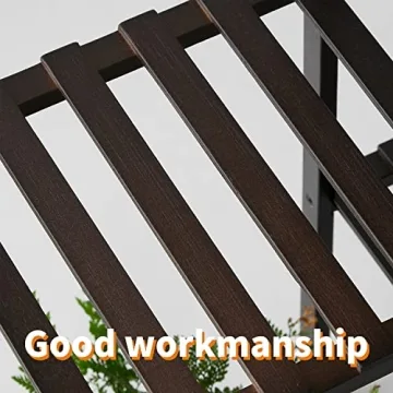 Stylish Indoor Bamboo Plant Stand - 3 Tiers for Any Space