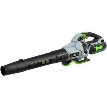 EGO Power+ 650 CFM 56V Cordless Leaf Blower with Battery & Charger