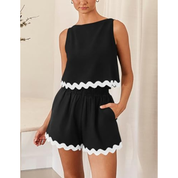 PRETTYGARDEN Women's Summer Casual Tracksuit Set