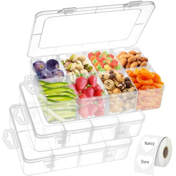 Snack Box Set for Kids - Customizable, Dishwasher Safe Containers