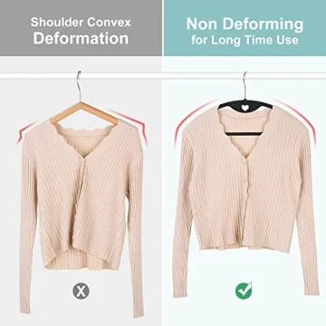 ESEOE Velvet Clothes Hangers - 50 Pack No Slip Space Saver