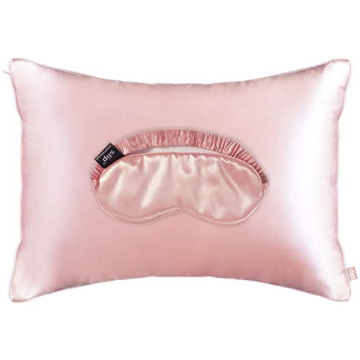 SLIP Women's Silk Travel Pillow and Mask Set - Luxurious Comfort