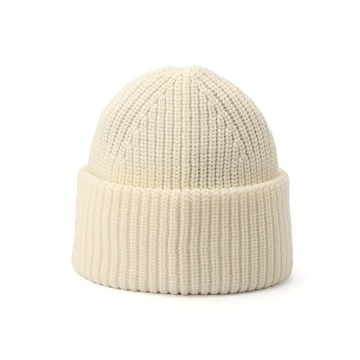 Chic Coach Women's Beanie in Chalk - Cozy and Stylish