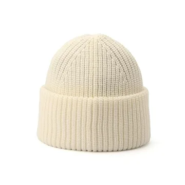 Chic Coach Women's Beanie in Chalk - Cozy and Stylish