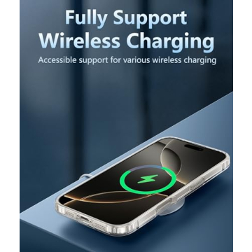 iPhone 16 Pro Clear Case Military Drop Protection Anti-Yellowing