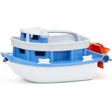Green Toys Paddle Boat - Eco-Friendly Kids Bath Toy