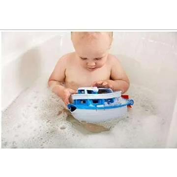 Green Toys Paddle Boat - Eco-Friendly Kids Bath Toy