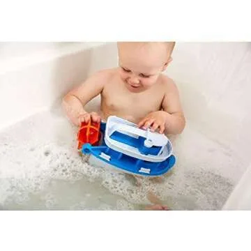 Green Toys Paddle Boat - Eco-Friendly Kids Bath Toy