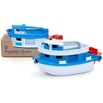 Green Toys Paddle Boat - Eco-Friendly Kids Bath Toy
