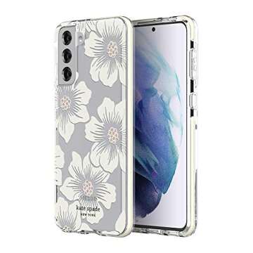 kate spade new york Defensive Hardshell Case for Galaxy S21+ 5G with Floral Design