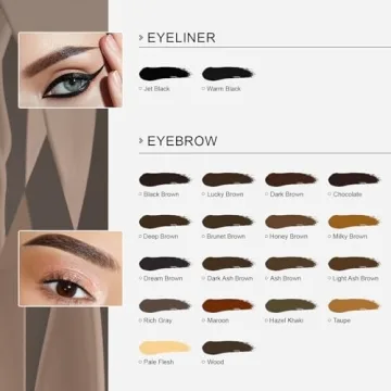 Eyebrow and Lip Tattoo Ink Set - 4 Pack