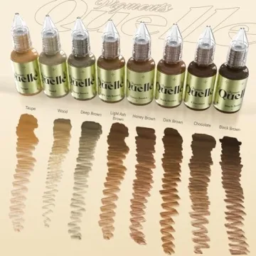 Eyebrow and Lip Tattoo Ink Set - 4 Pack