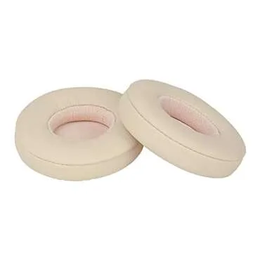 Replacement Earpad Cover, Ear Cushion Pads Compatible with Solo 2.0 3.0 Headphones by Dr. Dre 1 Pair (Light Pink)