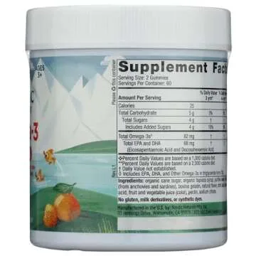 Nordic Naturals Omega-3 Gummies - 120 CT for Kids