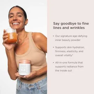 JSHealth Vitamins Vitality X + Collagen - Beauty Powder Supplement with Aloe Vera Silica and Vitamin...