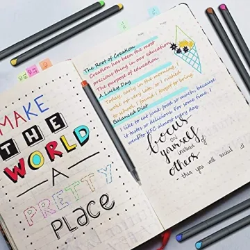 MyLifeUNIT Fineliner Color Pen Set for Sketching Art