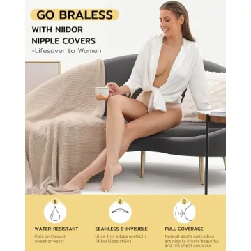 Niidor Silicone Nipple Covers for All-Day Comfort and Style