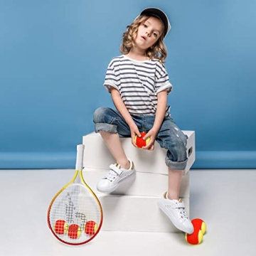 PIKASEN 17 Inch Kids Tennis Racket for Ages 4 and Under