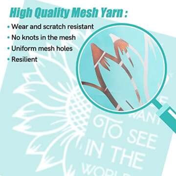 BAOFALI Christmas Tree Silkscreen Stencil,Reusable Self-Adhesive Silk Screen Printing, for Decor/Printing on Wood/Fabric/Wall/Cup/Plate/Glass/Paper, Home Christmas Decorations(8.5x11inch)