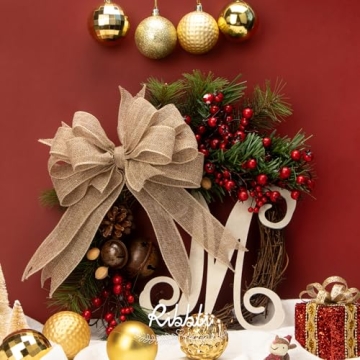 Ribbli Wired Burlap Ribbon: Versatile 10 Yards of Rustic Elegance