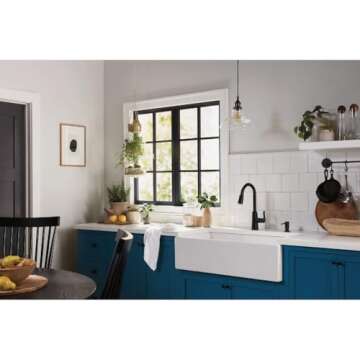 Moen Edwyn Matte Black Kitchen Faucet with Pull-Down Sprayer