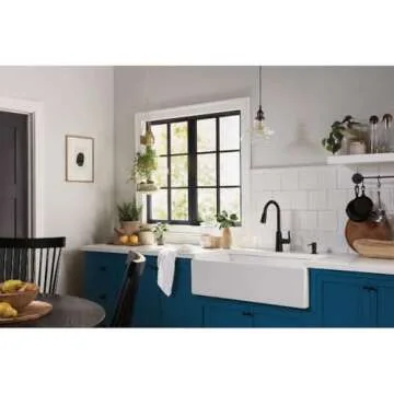 Moen Edwyn Matte Black Kitchen Faucet with Pull-Down Sprayer