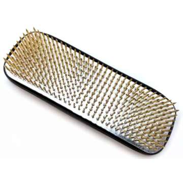 JapanBargain 2303, Japanese Ikebana Kenzan Flower Frog for Flower Arrangements Brass Floral Arrangin...