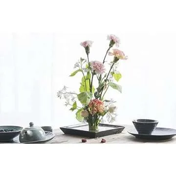 JapanBargain 2303, Japanese Ikebana Kenzan Flower Frog for Flower Arrangements Brass Floral Arranging Pin Needle Holder Made in Japan, 3-3/4x1-1/2 inch