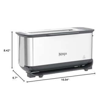 Ninja Foodi 2-in-1 Flip Toaster for Quick Cooking
