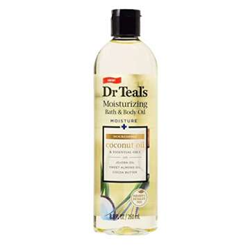 Dr. Teals Bath & Body Oil Variety Gift Set (2 Pack, 8.8oz Ea.) - Ultra Rich Shea Butter & Nourishing...