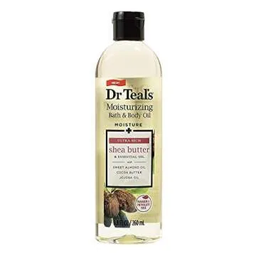 Dr. Teals Bath & Body Oil Variety Gift Set (2 Pack, 8.8oz Ea.) - Ultra Rich Shea Butter & Nourishing Coconut Oil - Essential Oils Hydrate Skin & Alleviate Daily Stress - At Home Spa Kit