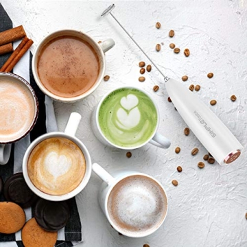 SIMPLETaste Battery Operated Milk Frother for Home Baristas
