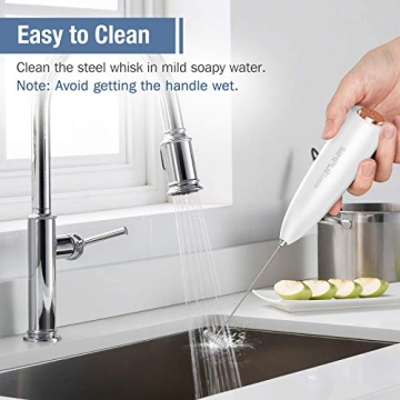 SIMPLETaste Battery Operated Milk Frother for Home Baristas