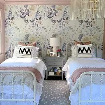 blue page 18x18 Pillow Cover Morocco Throw Pillow Cover for Couch Bed, Boho Tufted Square Decorative Pillow Cover, Farmhouse Accent Textured Throw Pillow Case