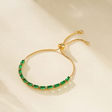 KissYan Tennis Bracelet for Women Adjustable and Stylish