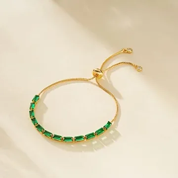 KissYan Tennis Bracelet for Women Adjustable and Stylish