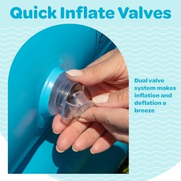 Inflatable Baby Pool with Cushioned Floor & Grip Handles