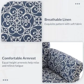 BELLEZE Wingback Accent Chair - Stylish Comfort for Home