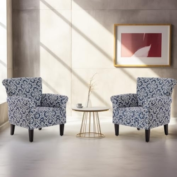 BELLEZE Wingback Accent Chair - Stylish Comfort for Home